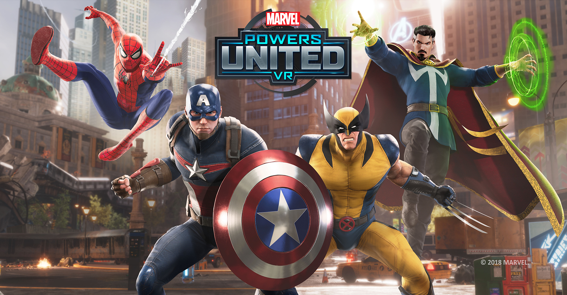 Marvel Powers United heroic character lineup