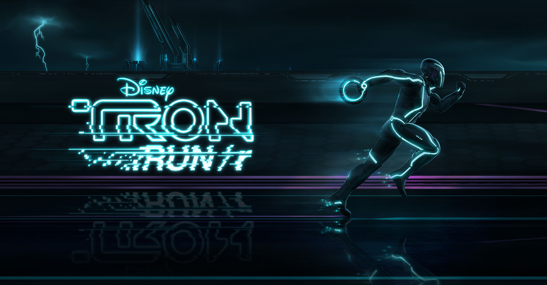 TRON RUN/r neon digital landscape